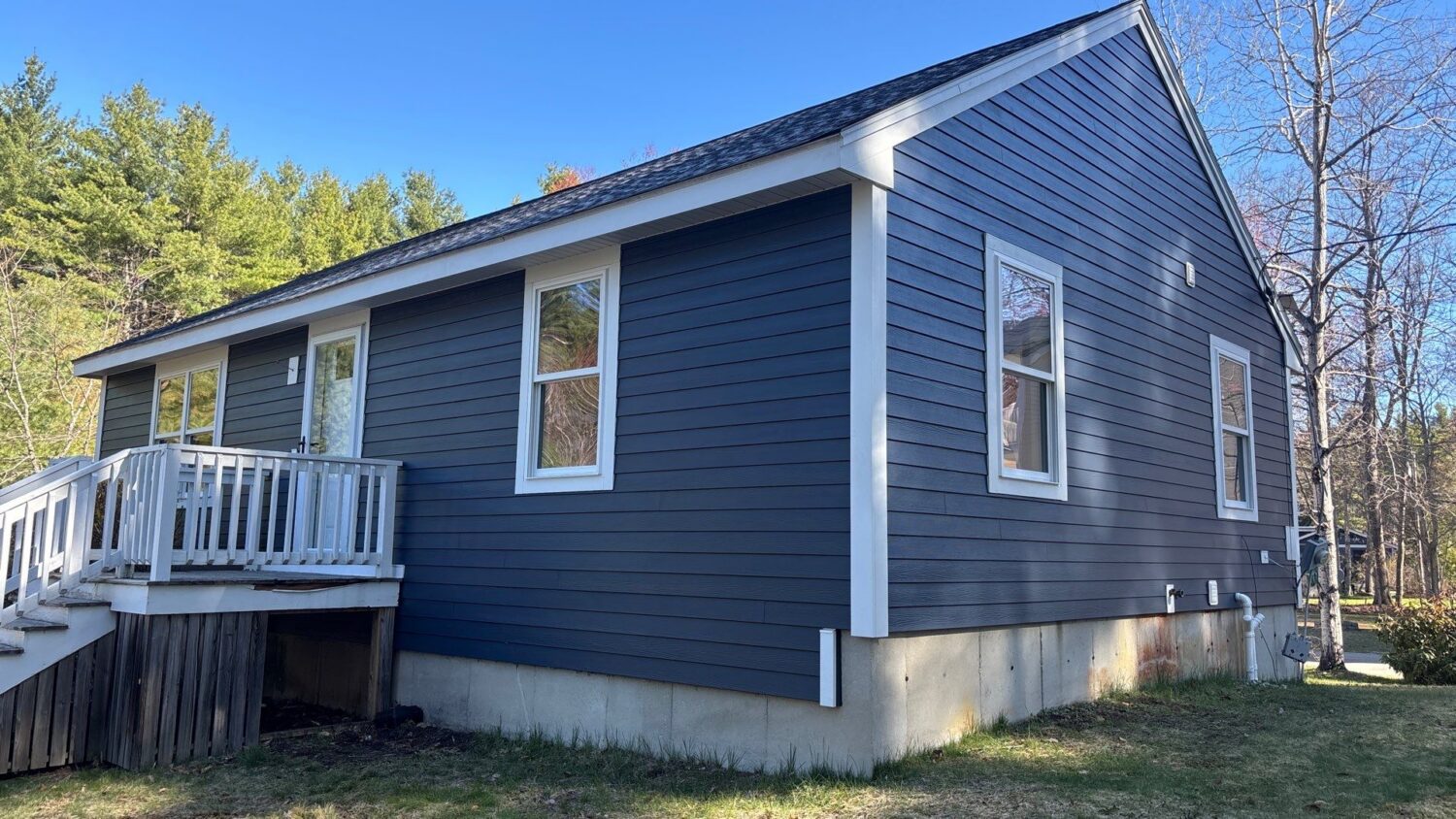 James Hardie fiber cement siding installed on a home, demonstrating premium durability and curb appeal often compared against vinyl siding.