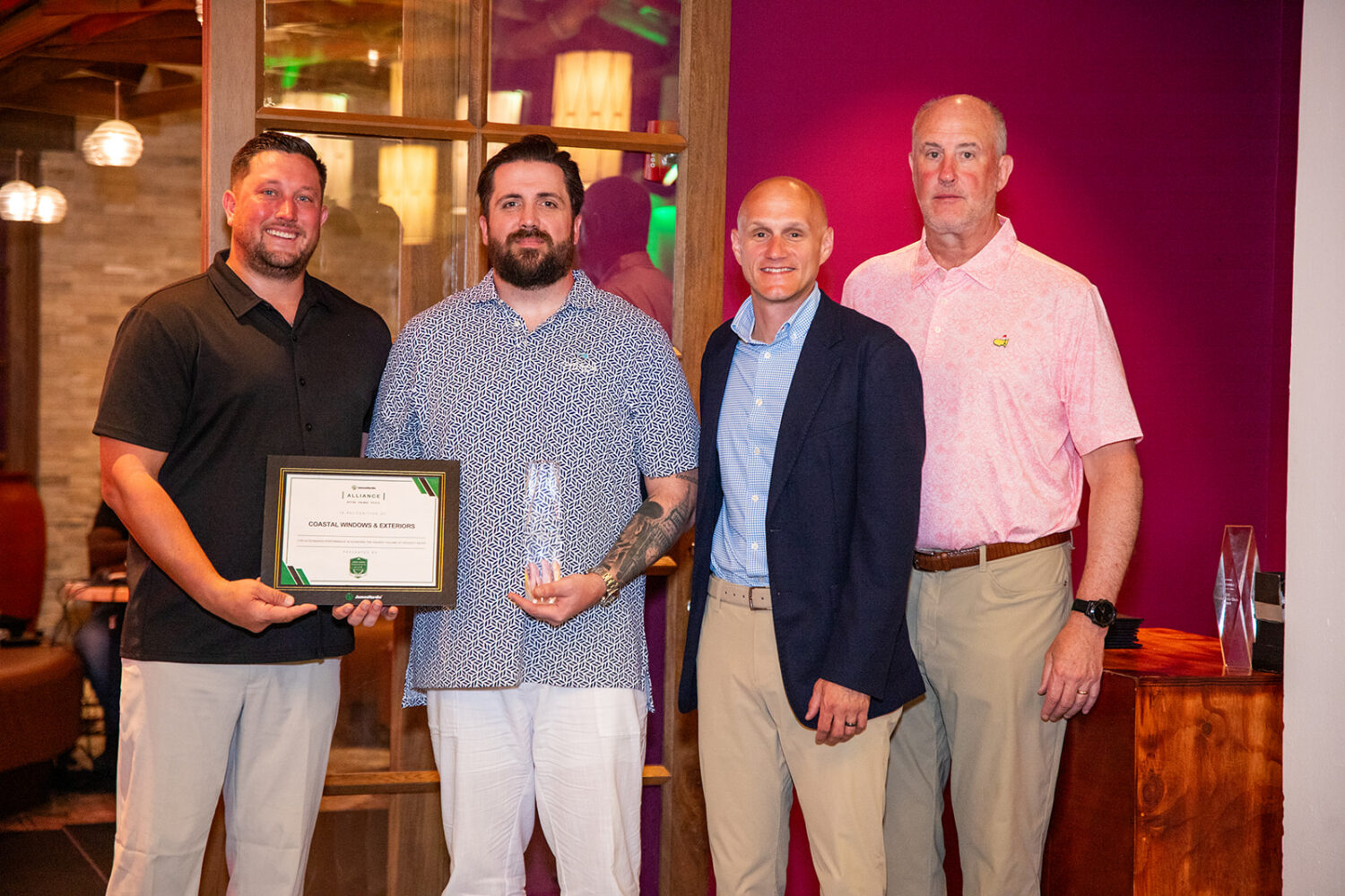 Coastal Windows & Exteriors representatives hold an industry achievement award, recognizing outstanding performance and customer service. That same standard applies to our vinyl siding installations in Brockton, MA.