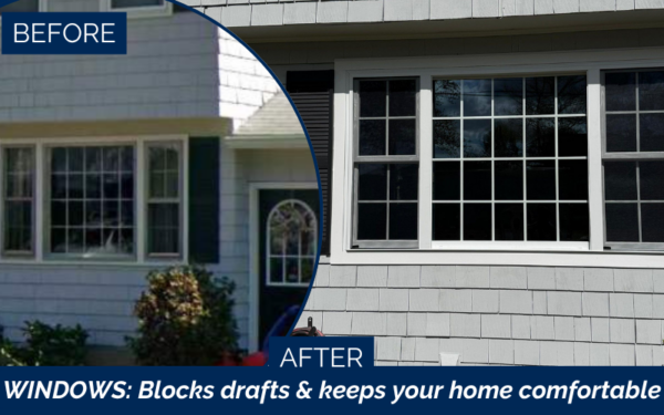 Grid-style Harvey Tribute windows installed to refresh a Nashua NH home.
