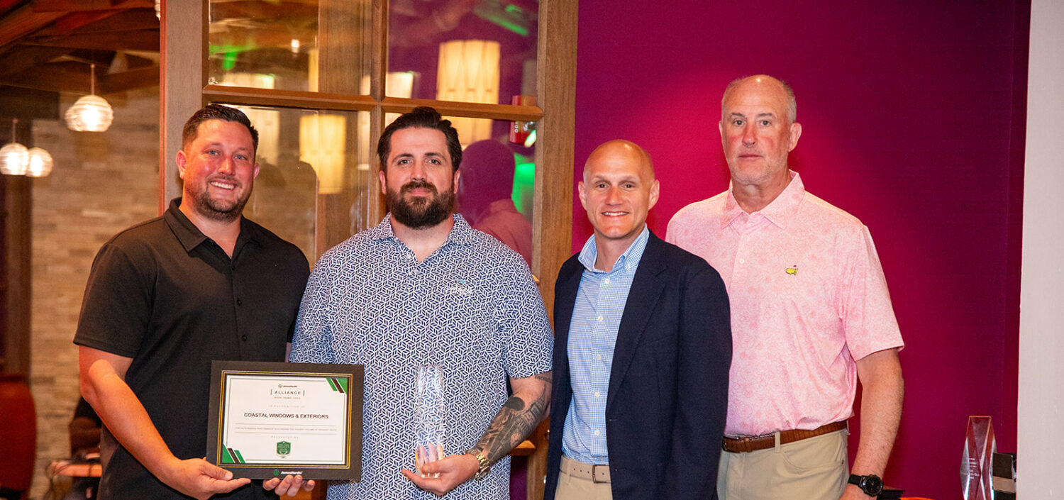 Coastal Windows & Exteriors representatives hold an industry recognition award, celebrating a year of strong sales and service. Many Dover homeowners weigh James Hardie versus vinyl siding when deciding how to repair rot damage.