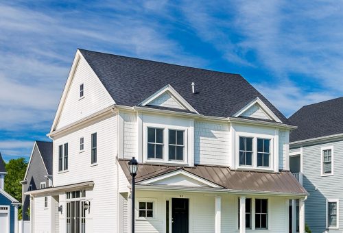 White classic vinyl siding installed in Boxborough MA
