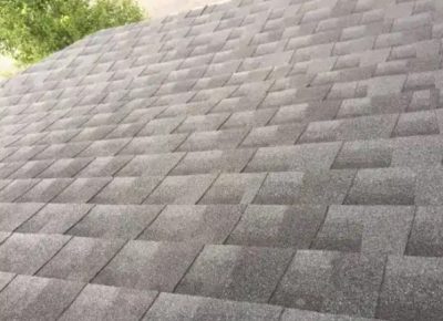 A close-up view Shingle Roofing Installation near Acton MA